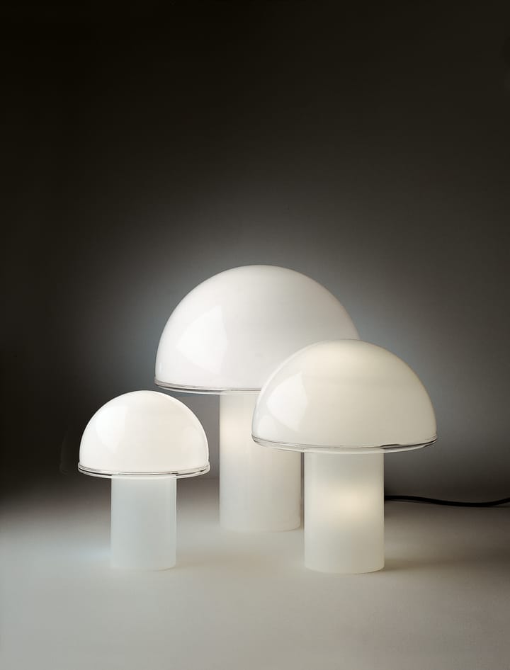 Lâmpada de mesa Onfale Piccolo Ø20 cm, Opala branca Artemide