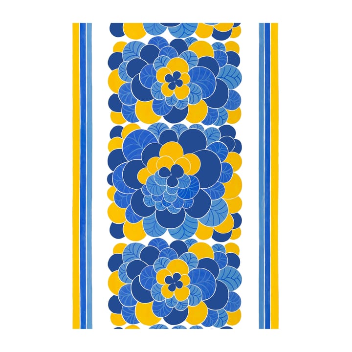 Cirrus tecido - Azul-amarelo - Arvidssons Textil