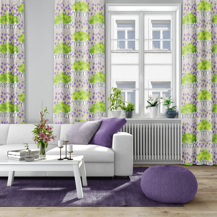 Tecido Allé - Verde-roxo - Arvidssons Textil