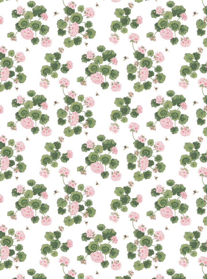 Tecido Astrid - Rosa-verde - Arvidssons Textil