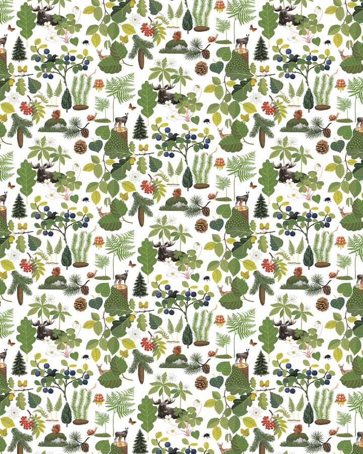 Tecido Skogsliv - Verde - Arvidssons Textil