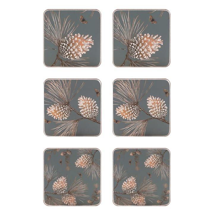 Base para copos Pine Cone, 6 un. - moss grey - Åry Home