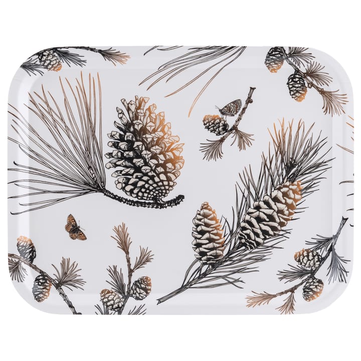 Tabuleiro Pine Cone 28x36 cm - Cotton white - Åry Home