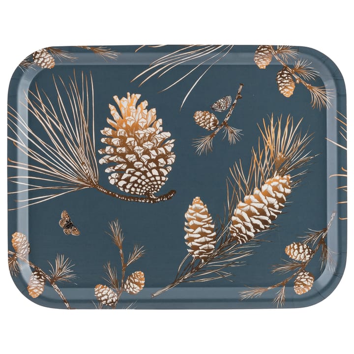 Tabuleiro Pine Cone 28x36 cm - Thunder blue - Åry Home