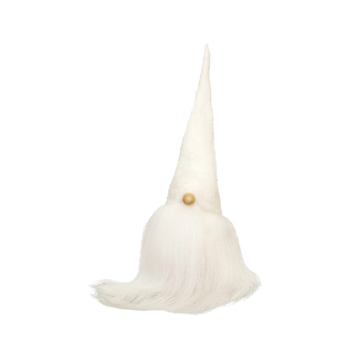 Gnome de barba, Branco/branco, grande Åsas tomtebod