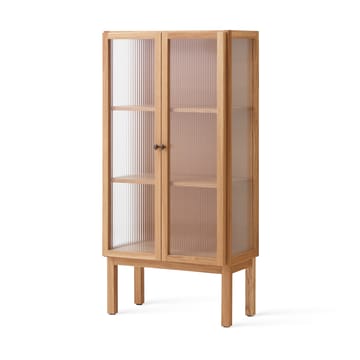 Armário com portas de vidro Curiosity 143 cm - Oak - Audo Copenhagen