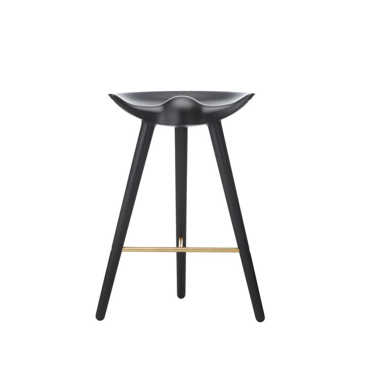 Banqueta de bar ML 42 - black stained beech, brass - Audo Copenhagen