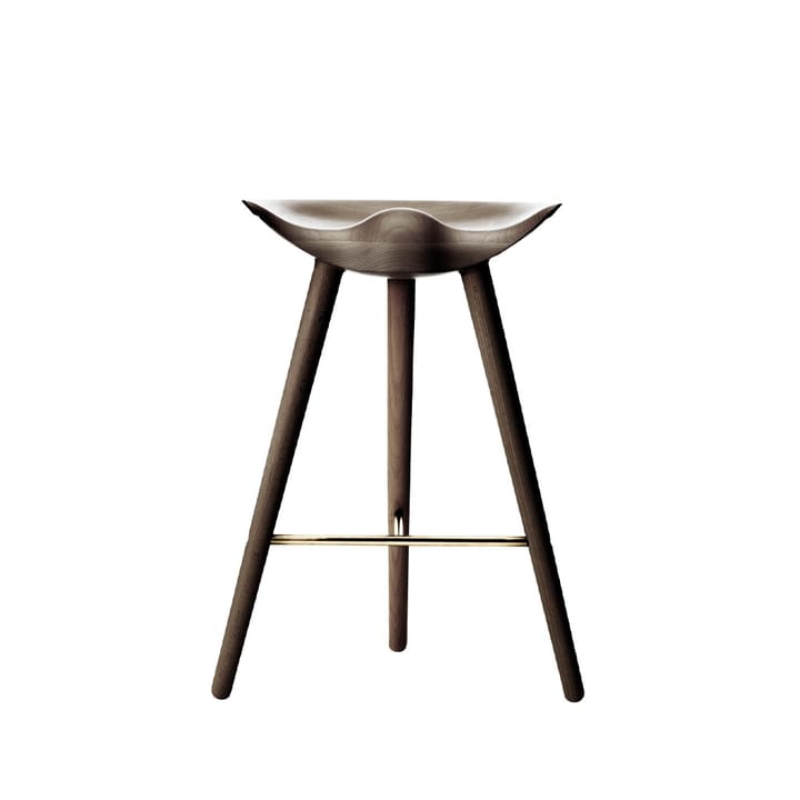 Banqueta de bar ML 42 - brown oiled oak, brass - Audo Copenhagen