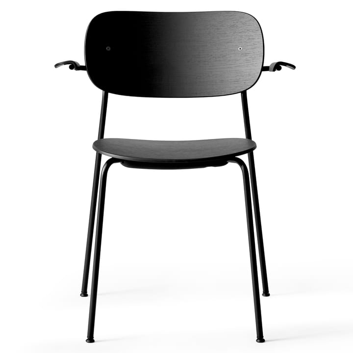 Cadeira de jantar Co Chair com apoio de braço - Carvalho preto - Audo Copenhagen