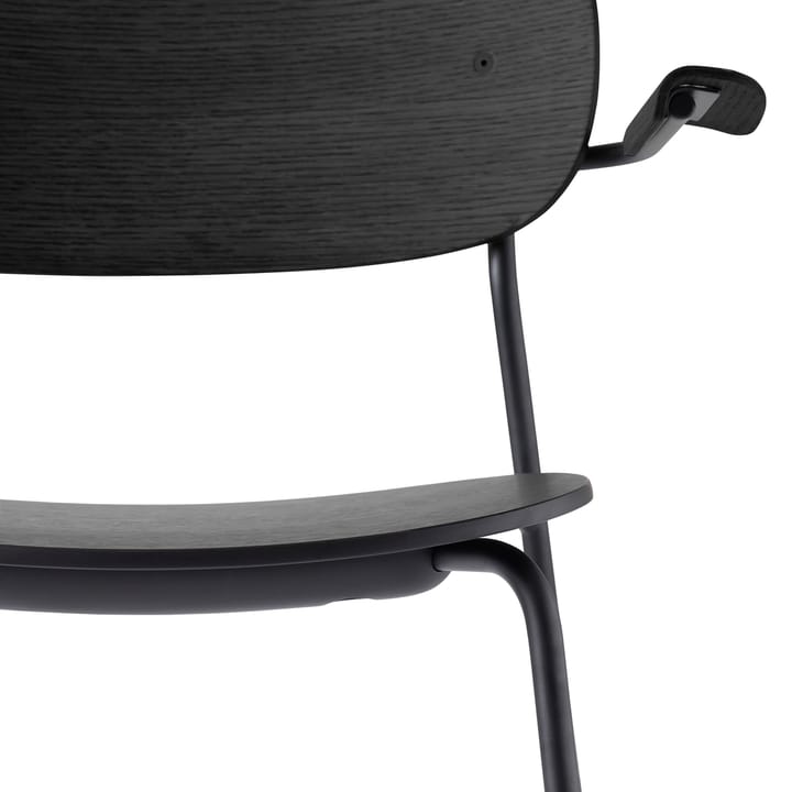 Cadeira de jantar Co Chair com apoio de braço - Carvalho preto - Audo Copenhagen