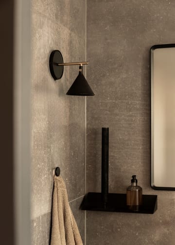 Candeeiro de parede Cast Sconce diffuser - Black - Audo Copenhagen