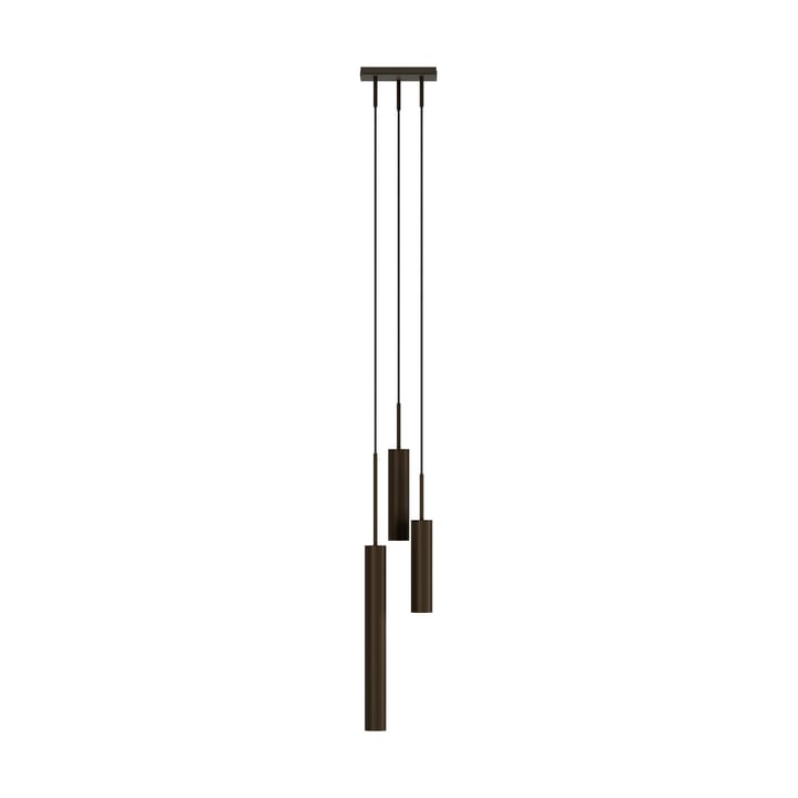 Candeeiro suspenso Tubulaire 3, Anodized bronzed Audo Copenhagen