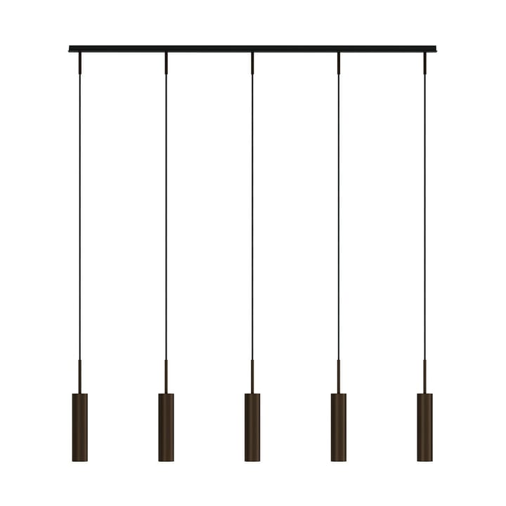 Candeeiro suspenso Tubulaire rail 5 - Anodized bronzed - Audo Copenhagen