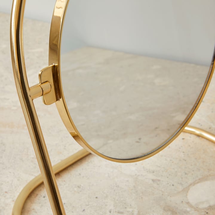 Espelho de mesa Nimbus 25 cm - Latão polido - Audo Copenhagen