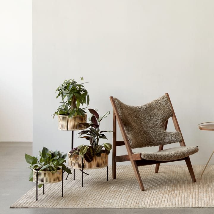 Floreira rattan-aço Umanoff, 69 cm Audo Copenhagen