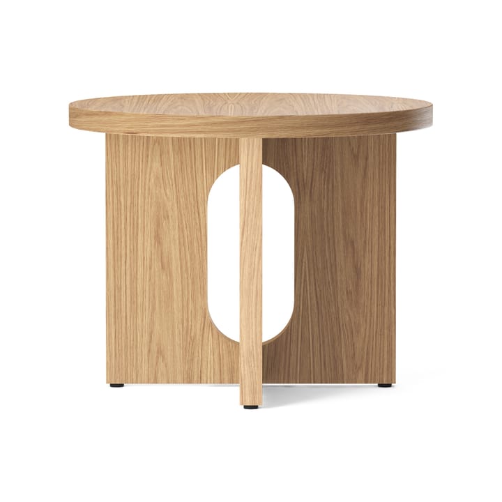 Mesa de apoio Ø50 cm base de carvalho Androgyne - Carvalho-tampo de mesa - Audo Copenhagen