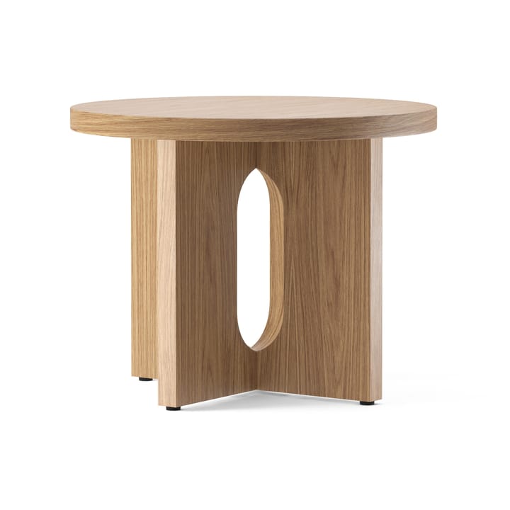 Mesa de apoio Ø50 cm base de carvalho Androgyne - Carvalho-tampo de mesa - Audo Copenhagen