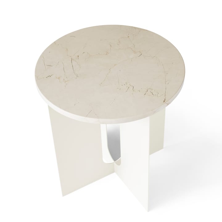 Mesa de apoio Androgyne Ø42 cm - ivory white - Audo Copenhagen