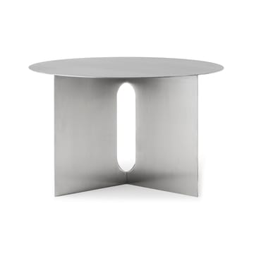 Mesa de apoio Androgyne Ø63 cm - Brushed steel - Audo Copenhagen