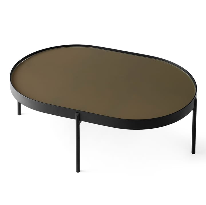 Mesa de centro NoNo L 59.5x96,5 cm - Preto-marrom - Audo Copenhagen