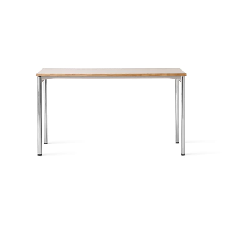 Mesa de conferência Co Table 140x70cm - Chrome-laminate creme - Audo Copenhagen