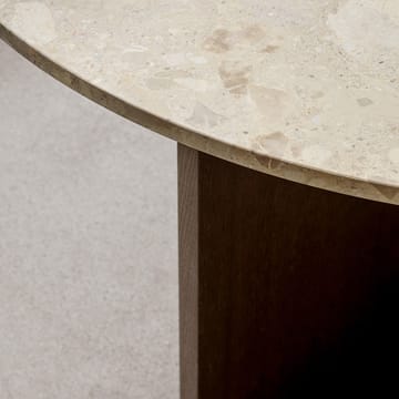 Mesa de jantar Androgyne - Sand stone-estrutura de carvalho não tratado - Audo Copenhagen