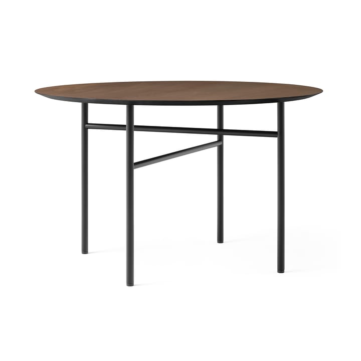 Mesa Snaregade redonda - Carvalho preto-escurecido, Ø120 cm - Audo Copenhagen