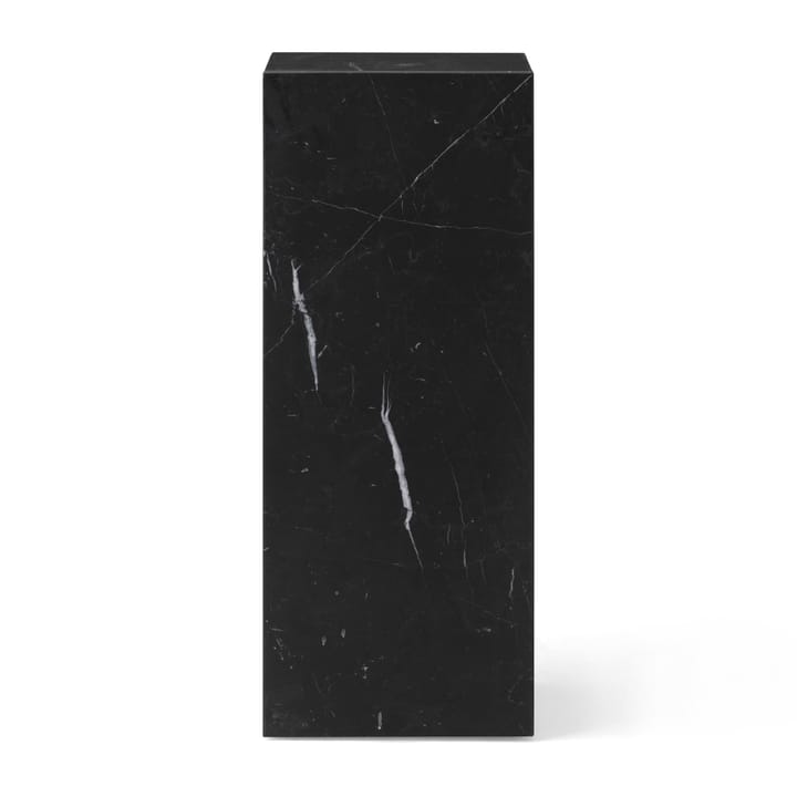 Pedestal Plinth Pedestal 30x30x75 cm - Nero Marquina - Audo Copenhagen