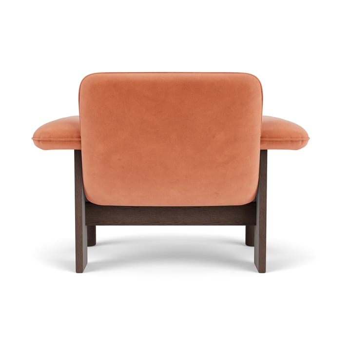 Poltrona Brasilia low back, Dark oak-Avalon 012 Audo Copenhagen