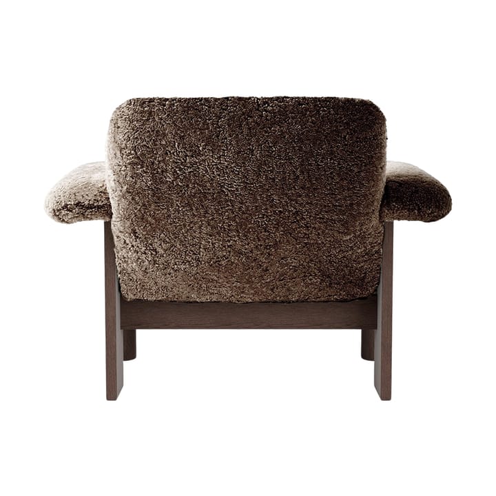 Poltrona Brasilia low back, Dark oak-Sahara sheepskin curly Audo Copenhagen