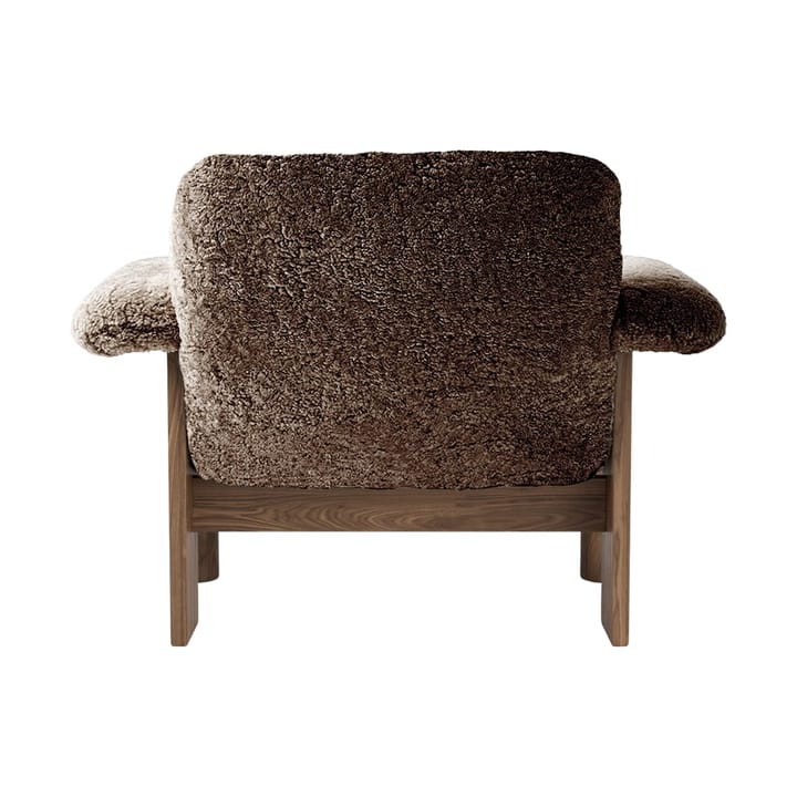 Poltrona Brasilia low back, Walnut-Sahara sheepskin curly Audo Copenhagen