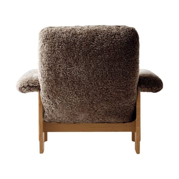 Poltrona Brasilia - Natural oak-Sahara sheepskin curly - Audo Copenhagen