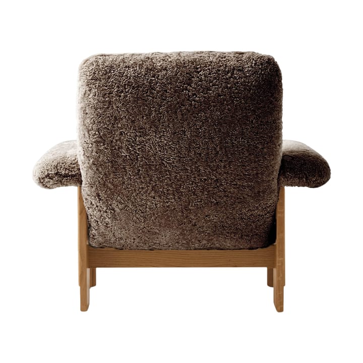 Poltrona Brasilia, Natural oak-Sahara sheepskin curly Audo Copenhagen