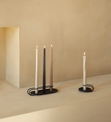 Porta velas Clip 5 cm - Preto - Audo Copenhagen