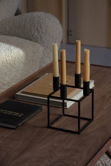 Suporte de velas Kubus 4 - preto - Audo Copenhagen