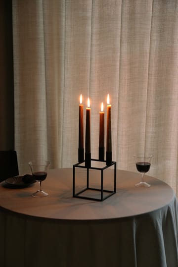 Suporte de velas Kubus 4 - preto - Audo Copenhagen