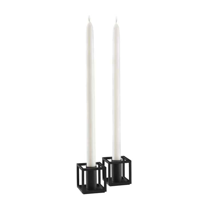 Suporte de velas Kubus Micro 2 un. - Preto - Audo Copenhagen