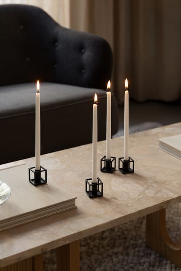 Suporte de velas Kubus Micro 2 un. - Preto - Audo Copenhagen