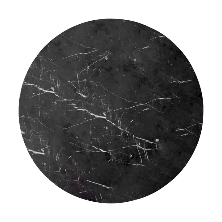 Tampo de mesa de apoio Androgyne Ø63 cm, Nero Marquina Audo Copenhagen