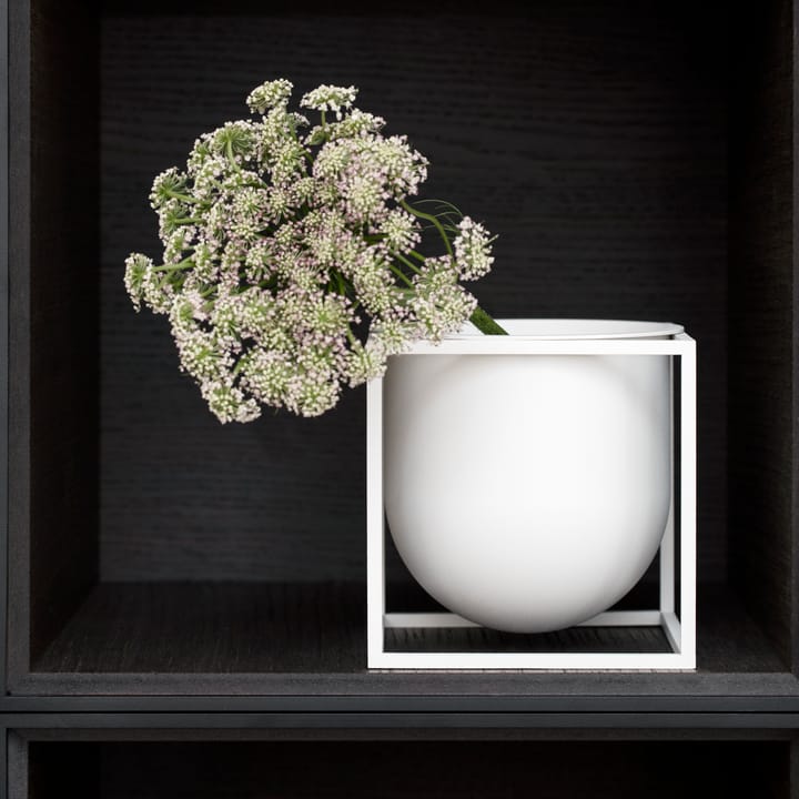 Vaso de flores Kubus 14 cm - Branco - Audo Copenhagen