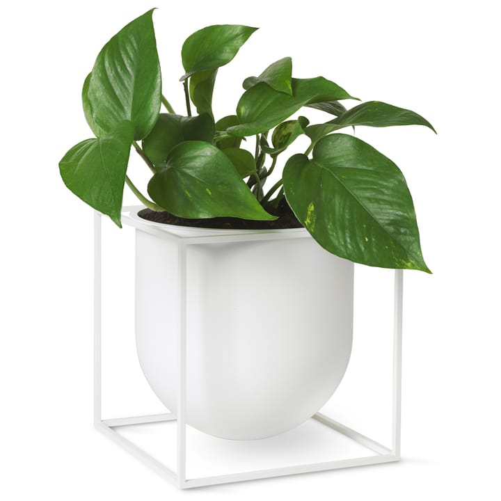 Vaso de flores Kubus 23 cm - Branco - Audo Copenhagen