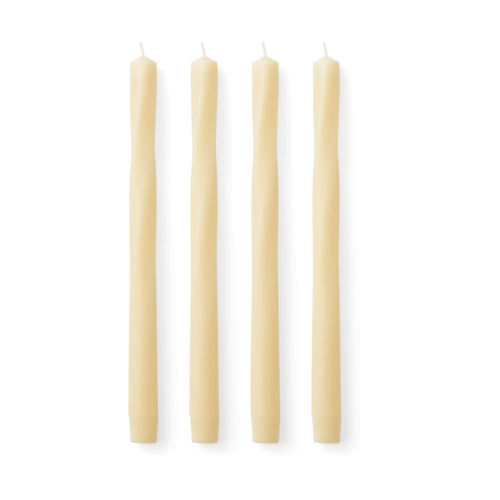 Vela Twist 30 cm 4-unidades - Ivory - Audo Copenhagen