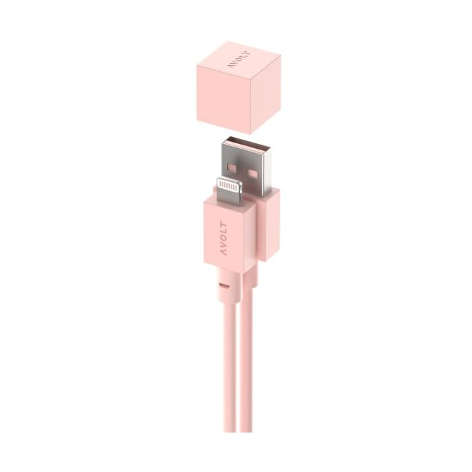 Cabo USB-A para Lightning 1,7 m Cable 1 - Pink - Avolt