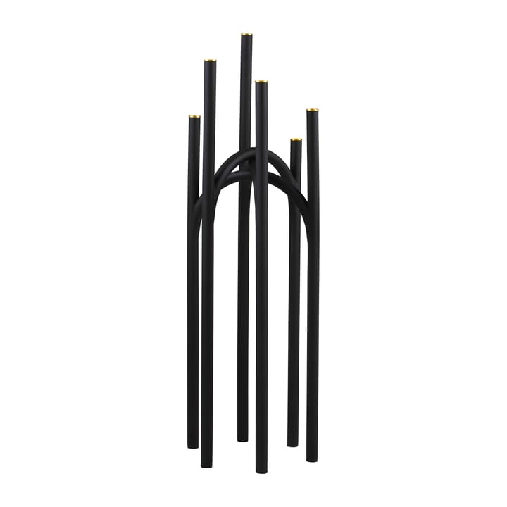 Suporte de velas Angui 92 cm, Preto-dourado AYTM