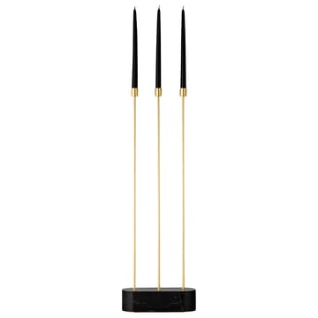 Suporte de velas Grasil floor - preto-dourado - AYTM