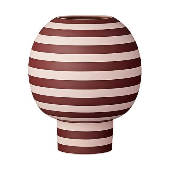 Varia Vaso 21 cm - Rosa-bordô - AYTM