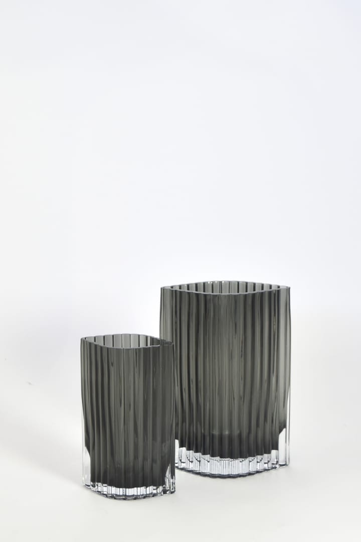 Vaso Folium 20 cm  - Preto - AYTM