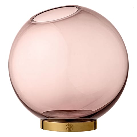 Vaso grande Globe - rosa-latão - AYTM