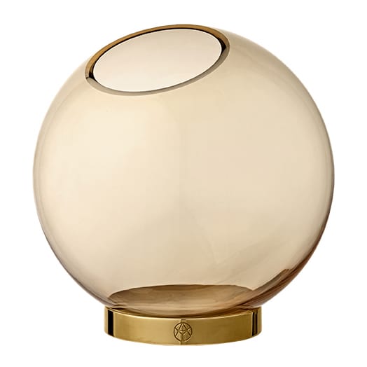 Vaso médio Globe - âmbar-dourado - AYTM