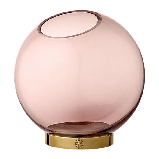 Vaso médio Globe - rosa-dourado - AYTM